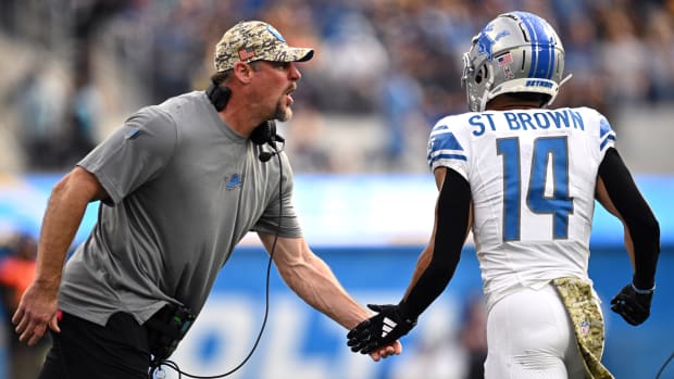 Detroit Lions head coach Dan Campbell